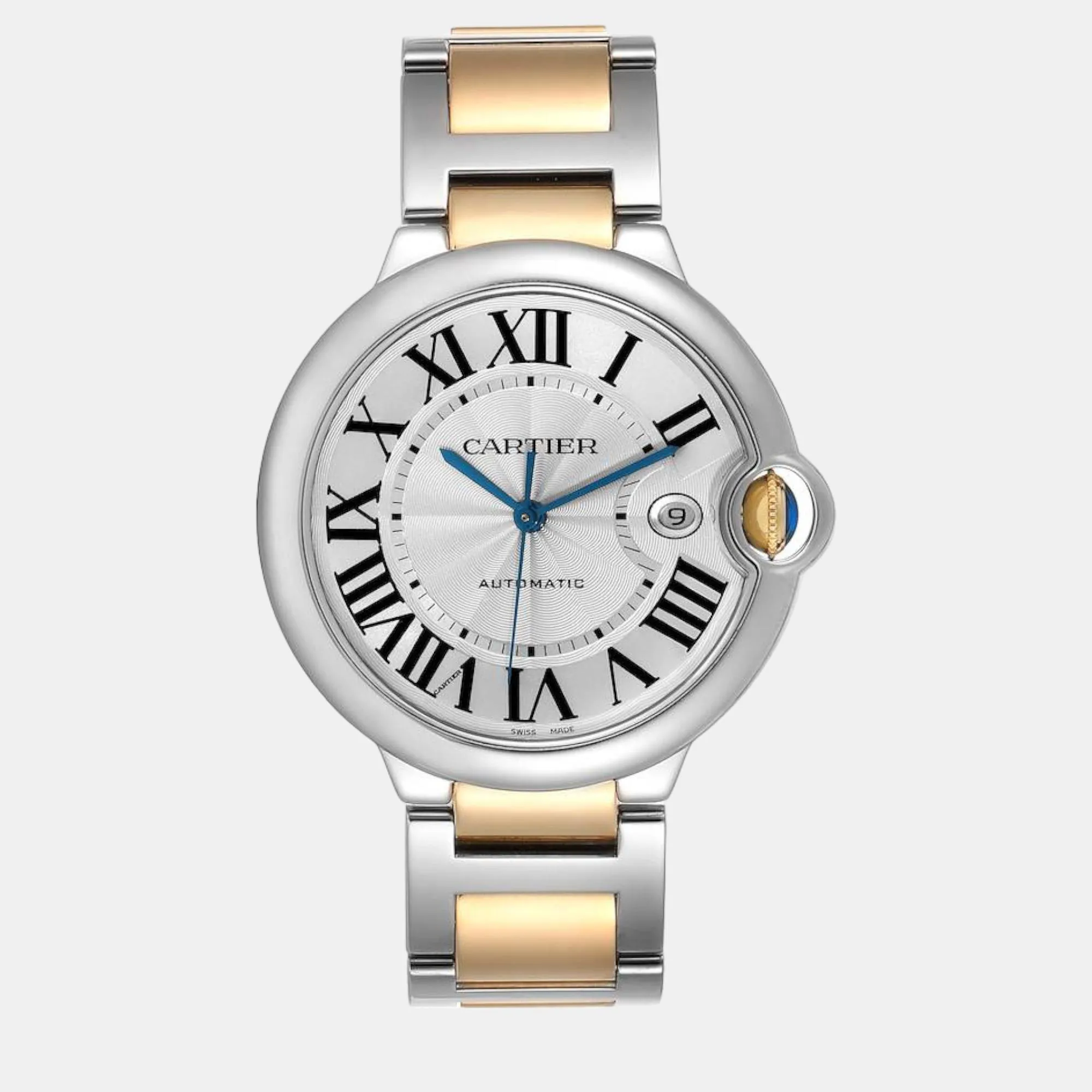 Cartier Ballon Bleu W69009Z3 Yellow gold and Stainless steel and 18k yellow gold Silver