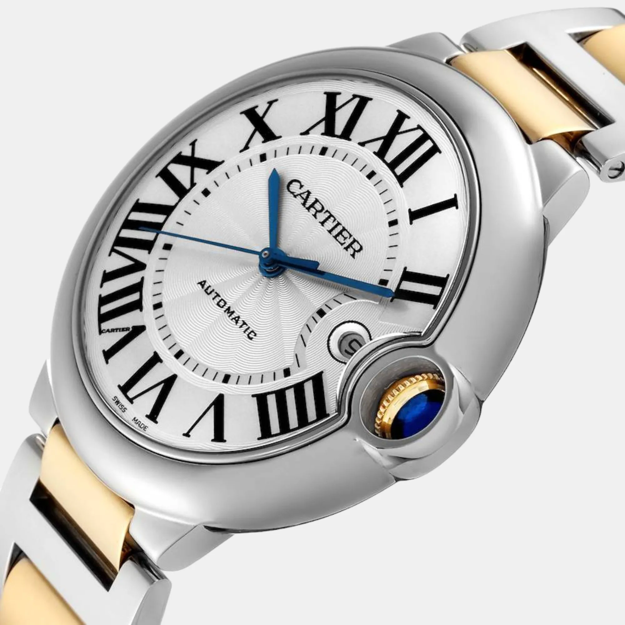 Cartier Ballon Bleu W69009Z3 Yellow gold and Stainless steel and 18k yellow gold Silver 1