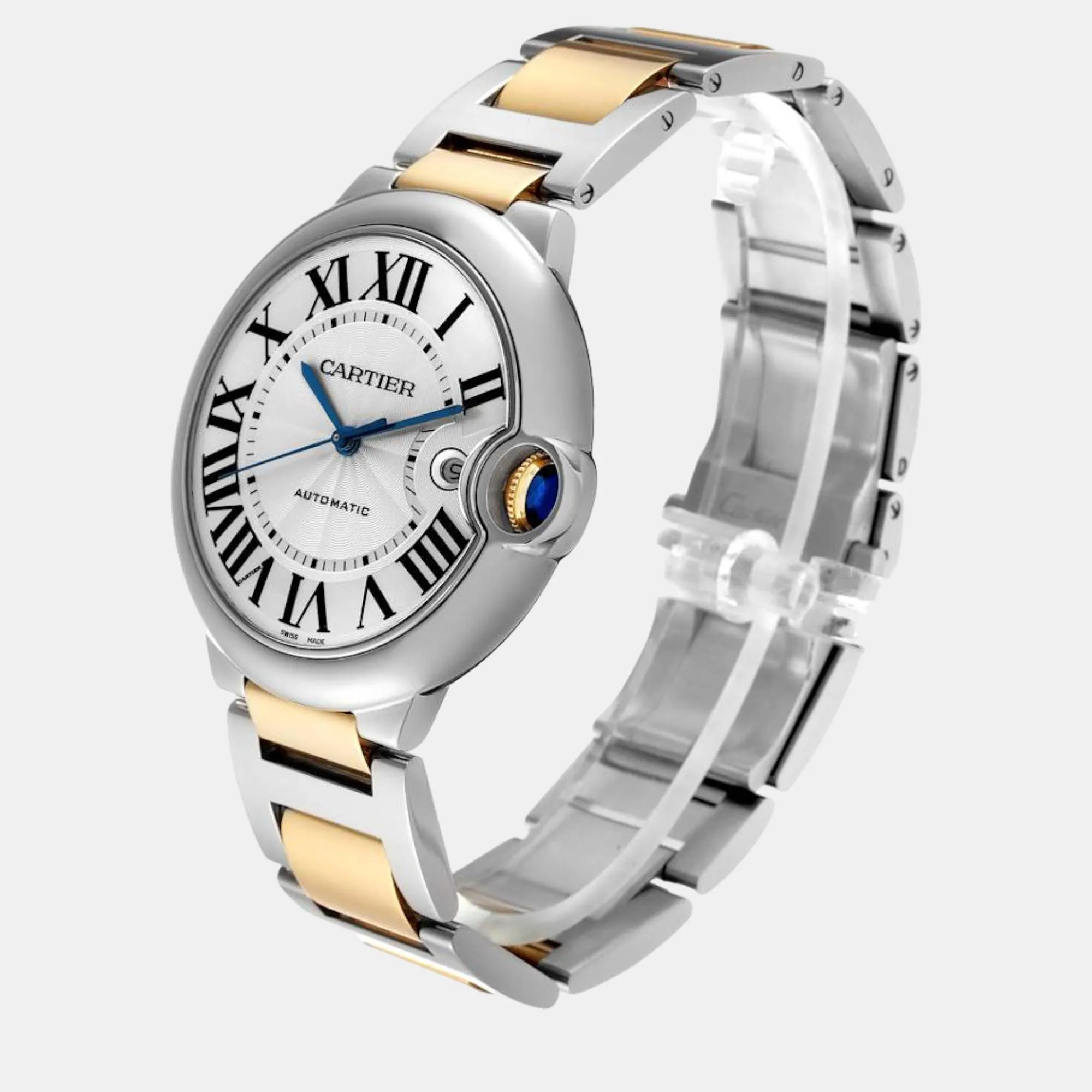 Cartier Ballon Bleu W69009Z3 Yellow gold and Stainless steel and 18k yellow gold Silver 5