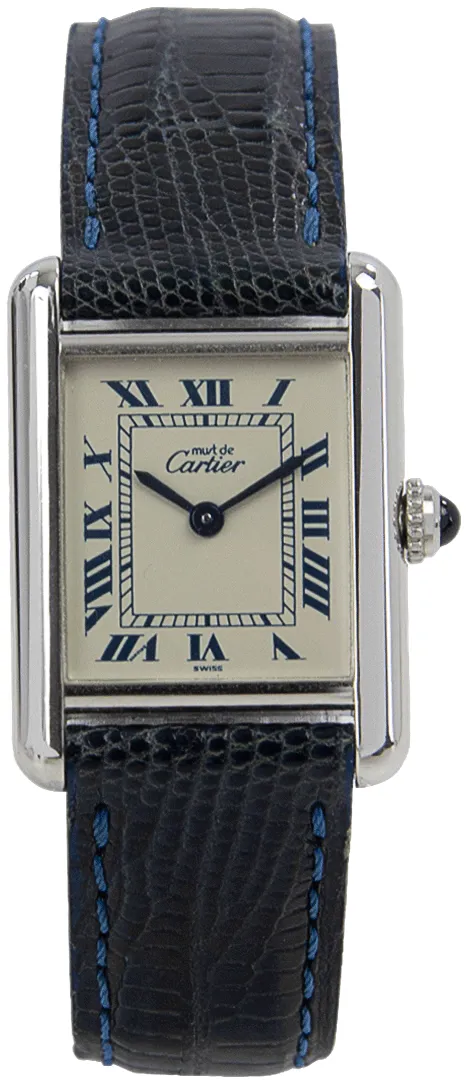 Cartier Must de Cartier 1614 20mm Stainless steel White