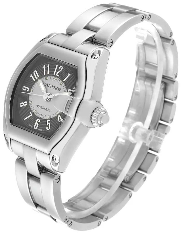 Cartier Roadster W62001V3 38mm Stainless steel Black 1