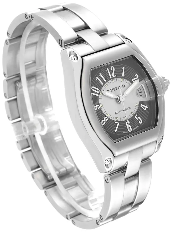 Cartier Roadster W62001V3 38mm Stainless steel Black 2