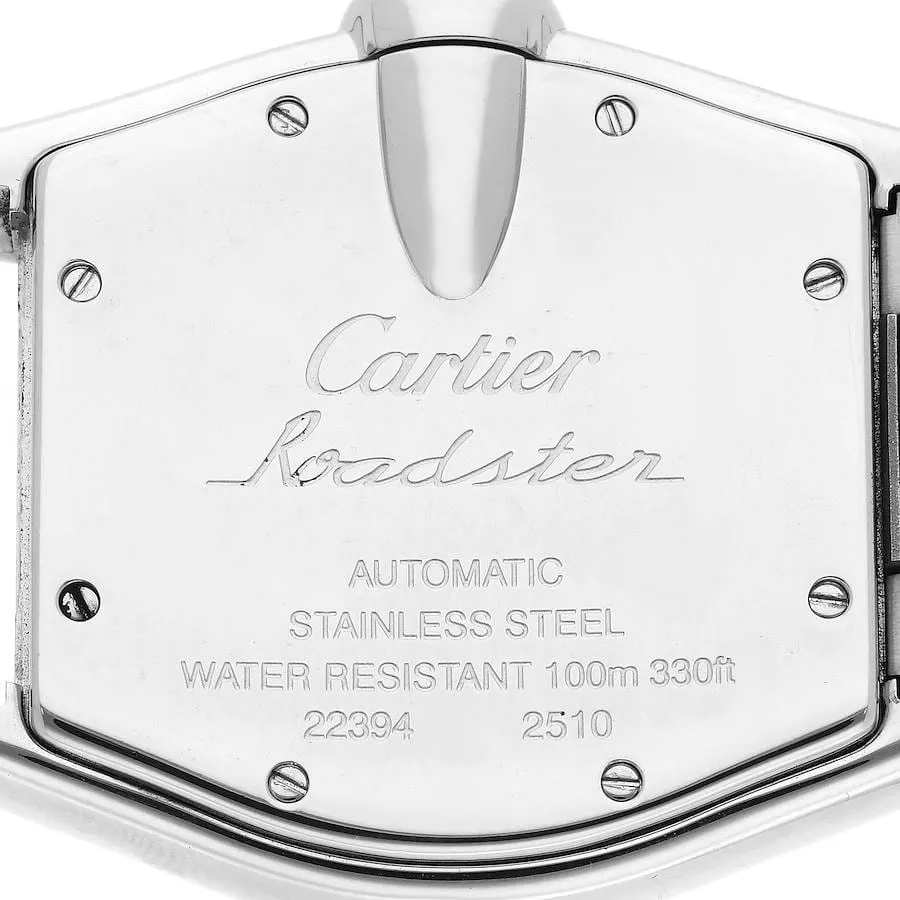 Cartier Roadster W62001V3 38mm Stainless steel Black 3