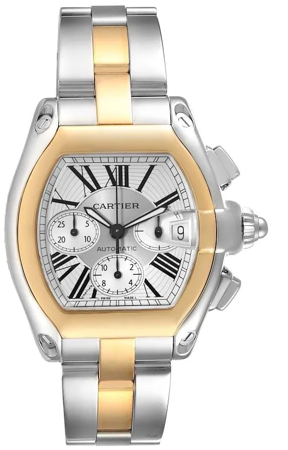 Cartier Roadster W62027Z1 42mm Stainless steel Silver