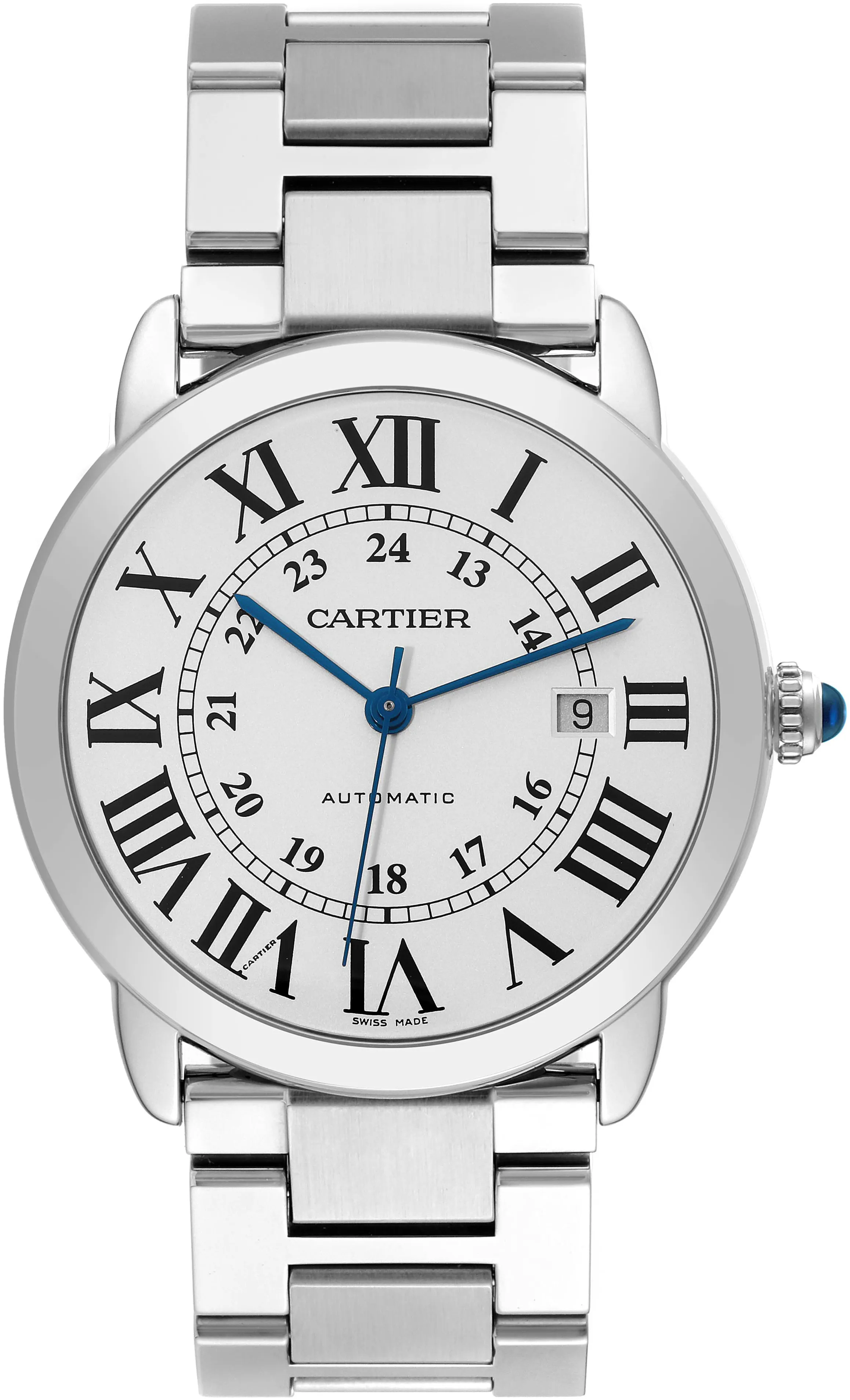 Cartier Ronde Solo de Cartier W6701011 42mm Stainless steel Roman