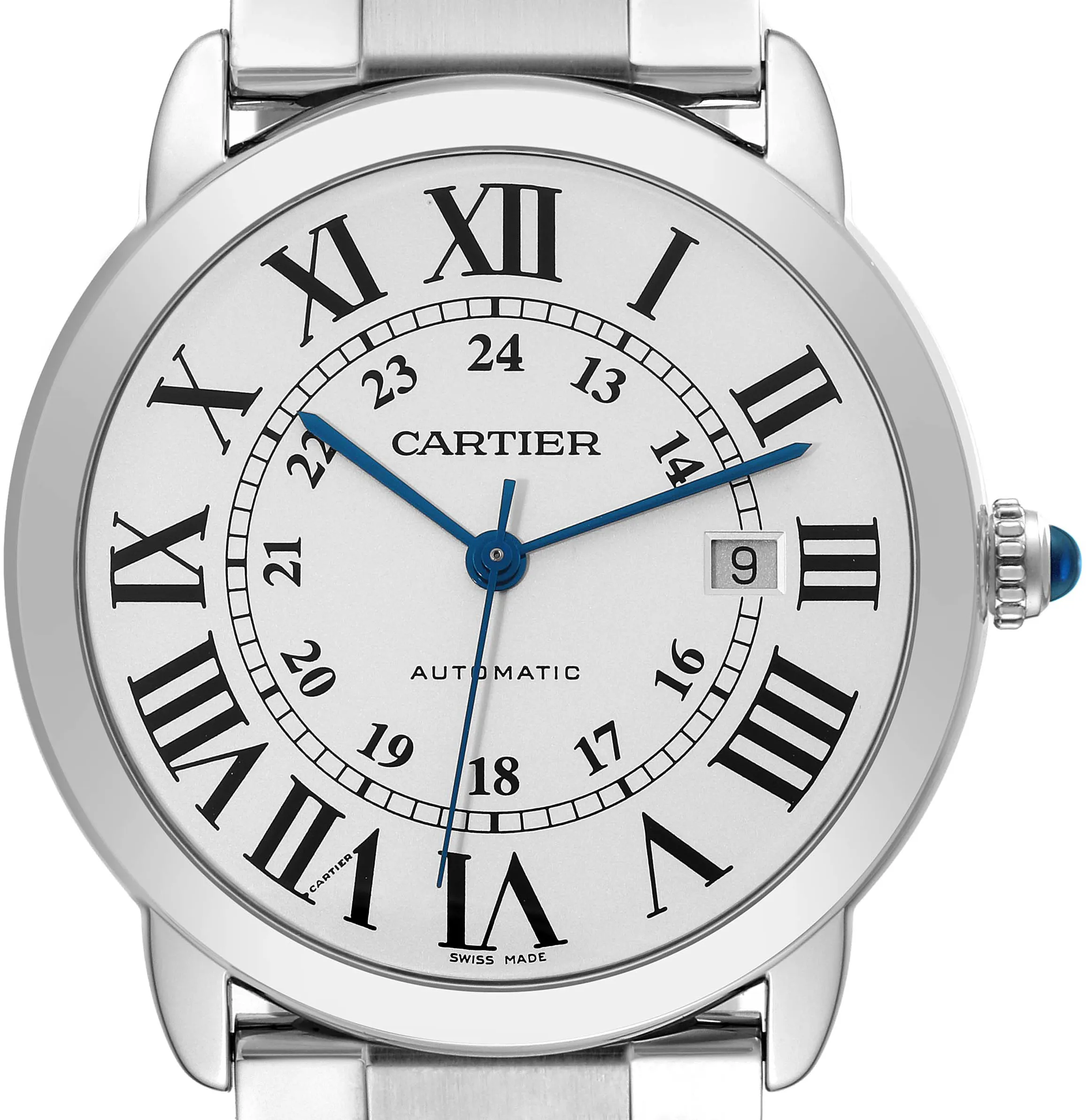 Cartier Ronde Solo de Cartier W6701011 42mm Stainless steel Roman 1