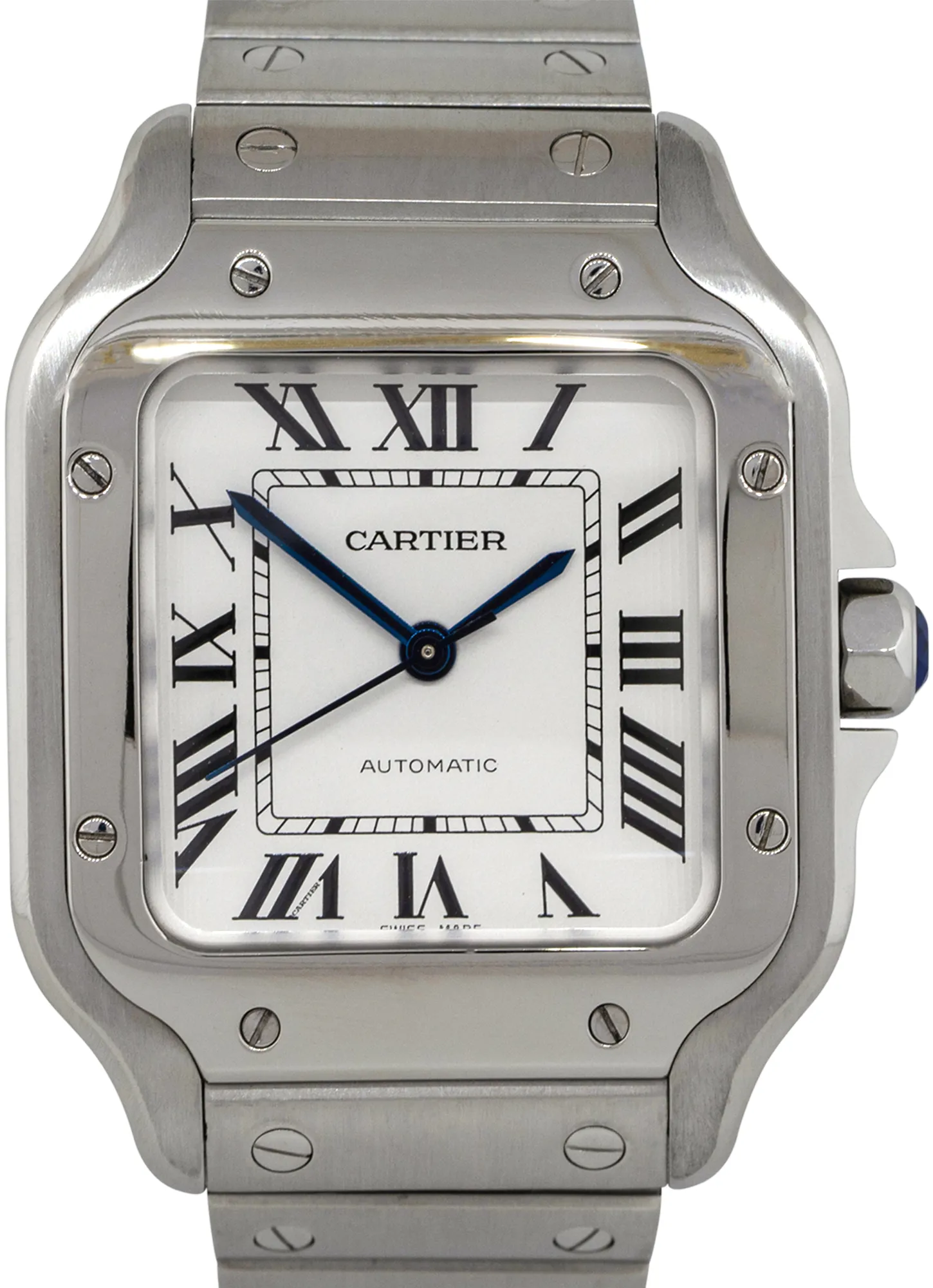 Cartier Santos 4075 33mm Stainless steel Silver