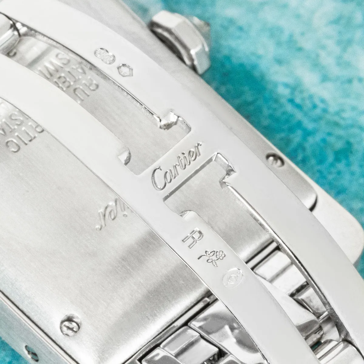 Cartier Tank Américaine 2490 22mm White gold Silver 4