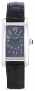 Cartier Tank Amu00e9ricaine White gold Gray