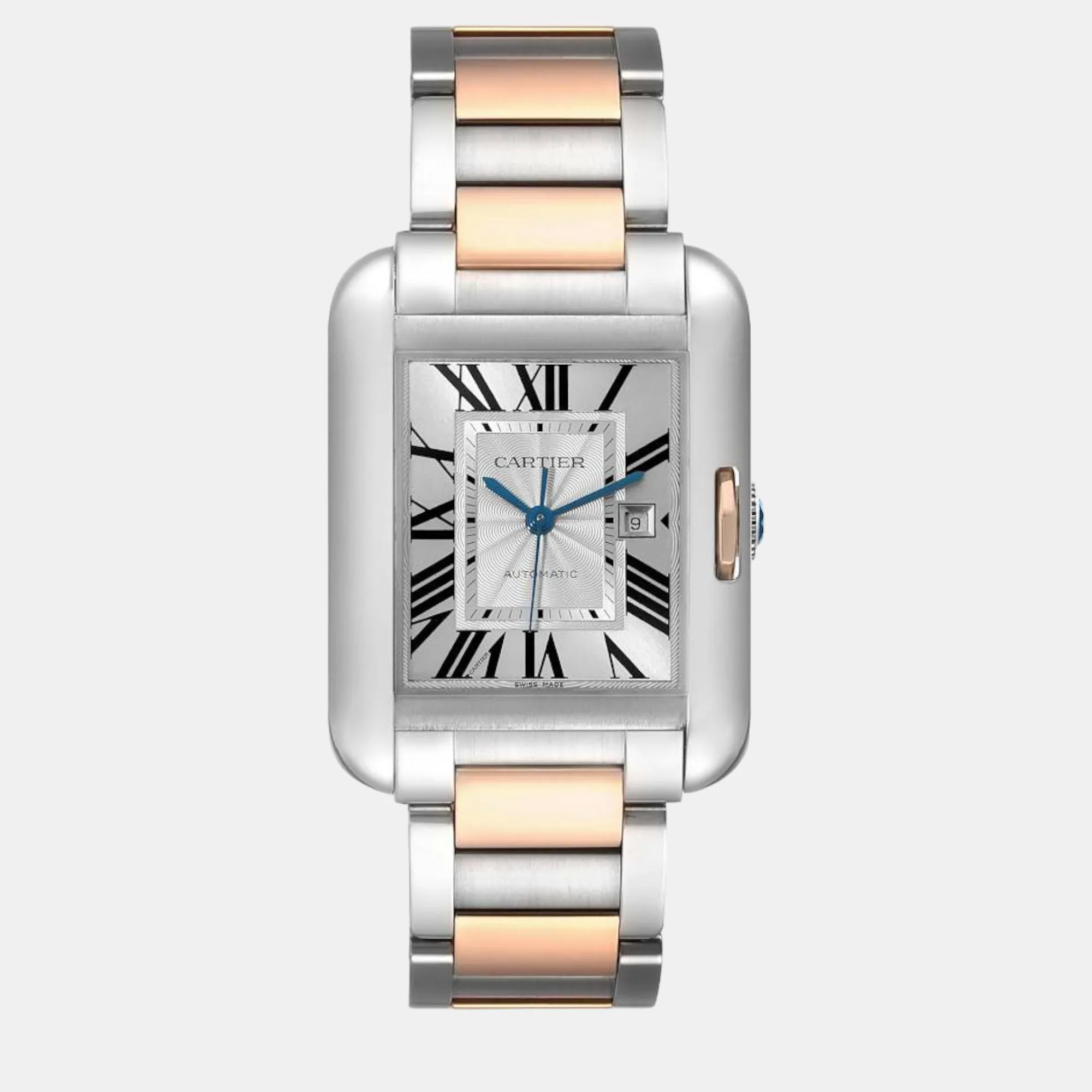 Cartier Tank Anglaise W5310037 Rose gold and Stainless steel and 18k rose gold