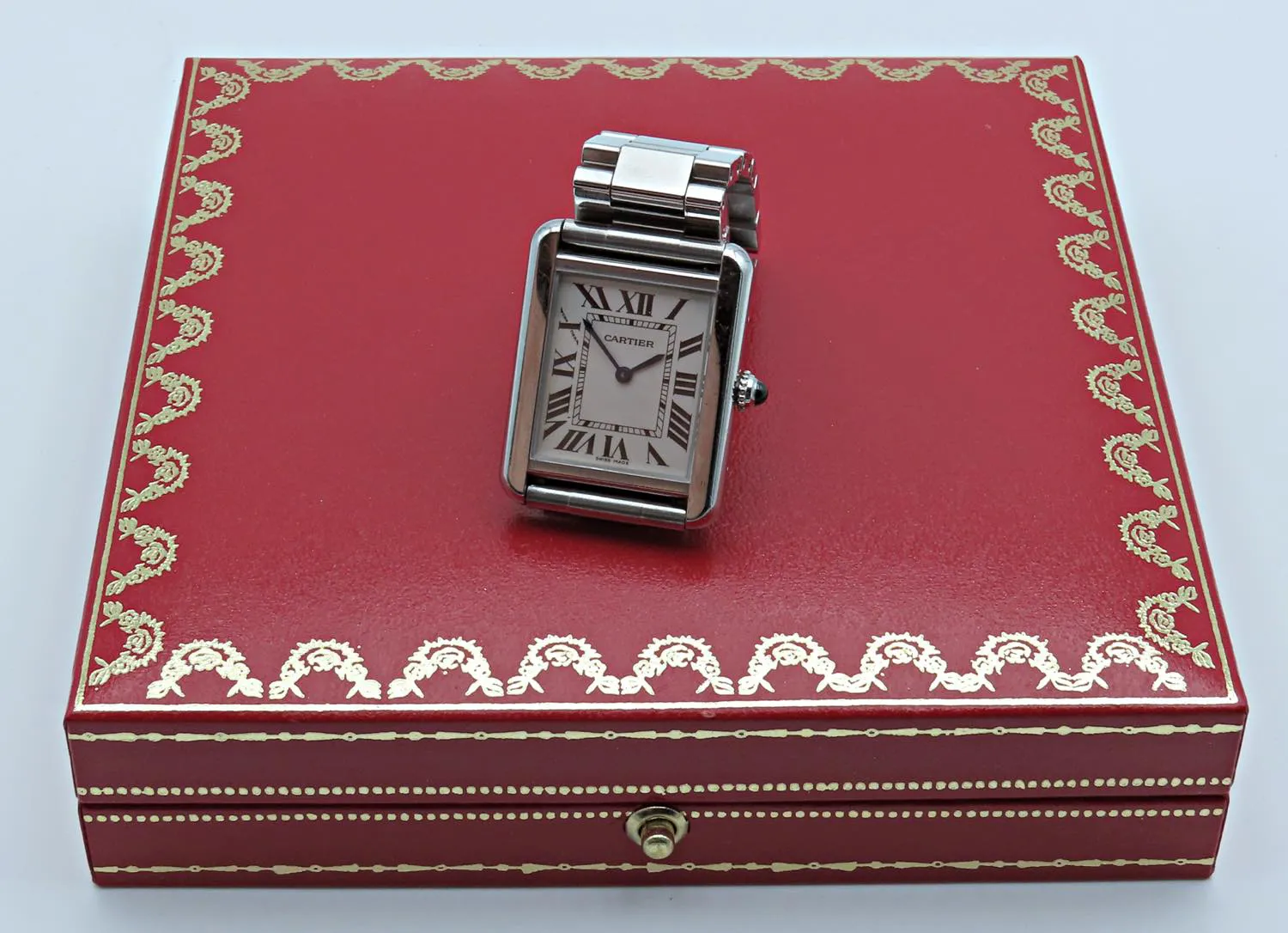 Cartier Tank Solo 3170 24mm Stainless steel