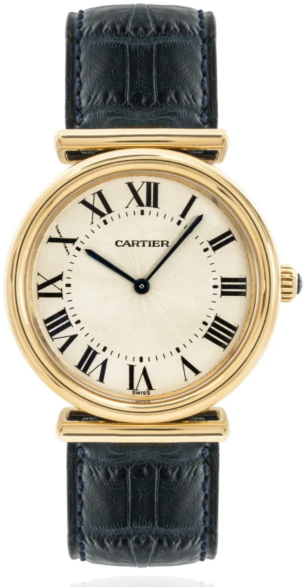 Cartier Vendôme W1514457 32mm Yellow gold Guilloché