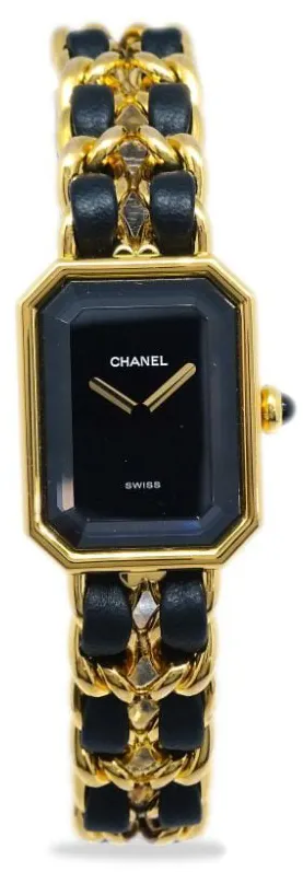 Chanel Premier QR14450 26mm Gold-plated Black