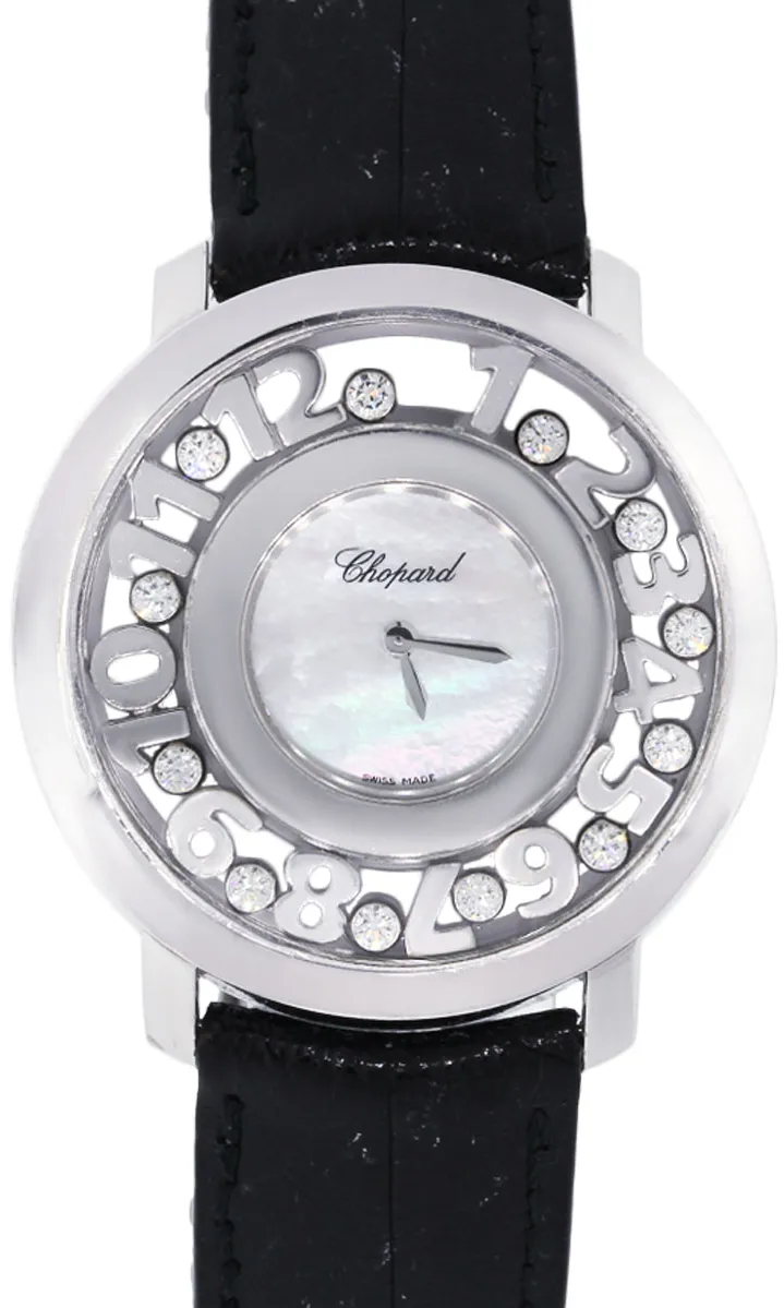 Chopard Happy Diamonds 20/7233 39mm White gold and 18k white gold Mother-of-pearl