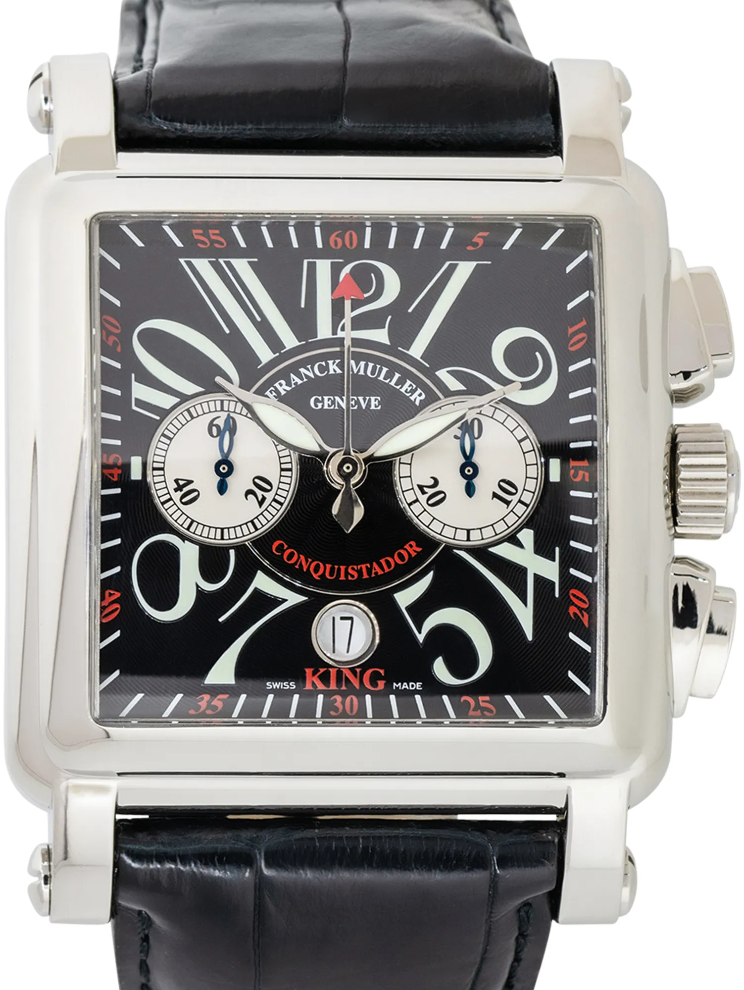 Franck Muller Conquistador Cortez 10000 45mm Stainless steel Black