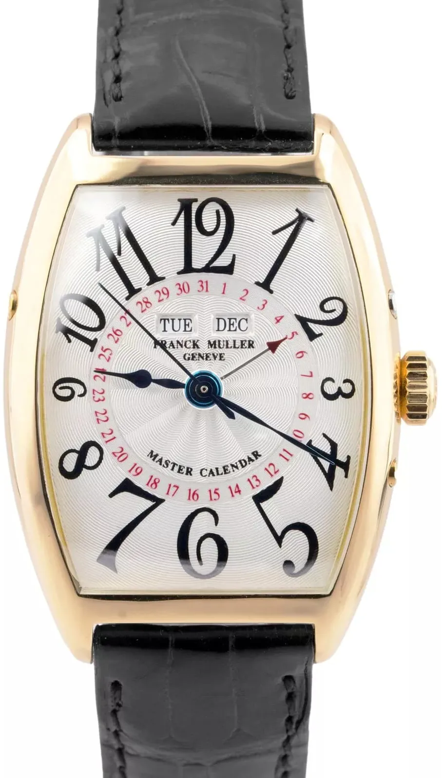 Franck Muller Curvex 2852 MC 31mm Yellow gold Silver