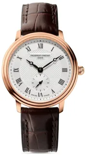 Frédérique Constant Classics 15594807-17 rose gold plated stainless steel Silver