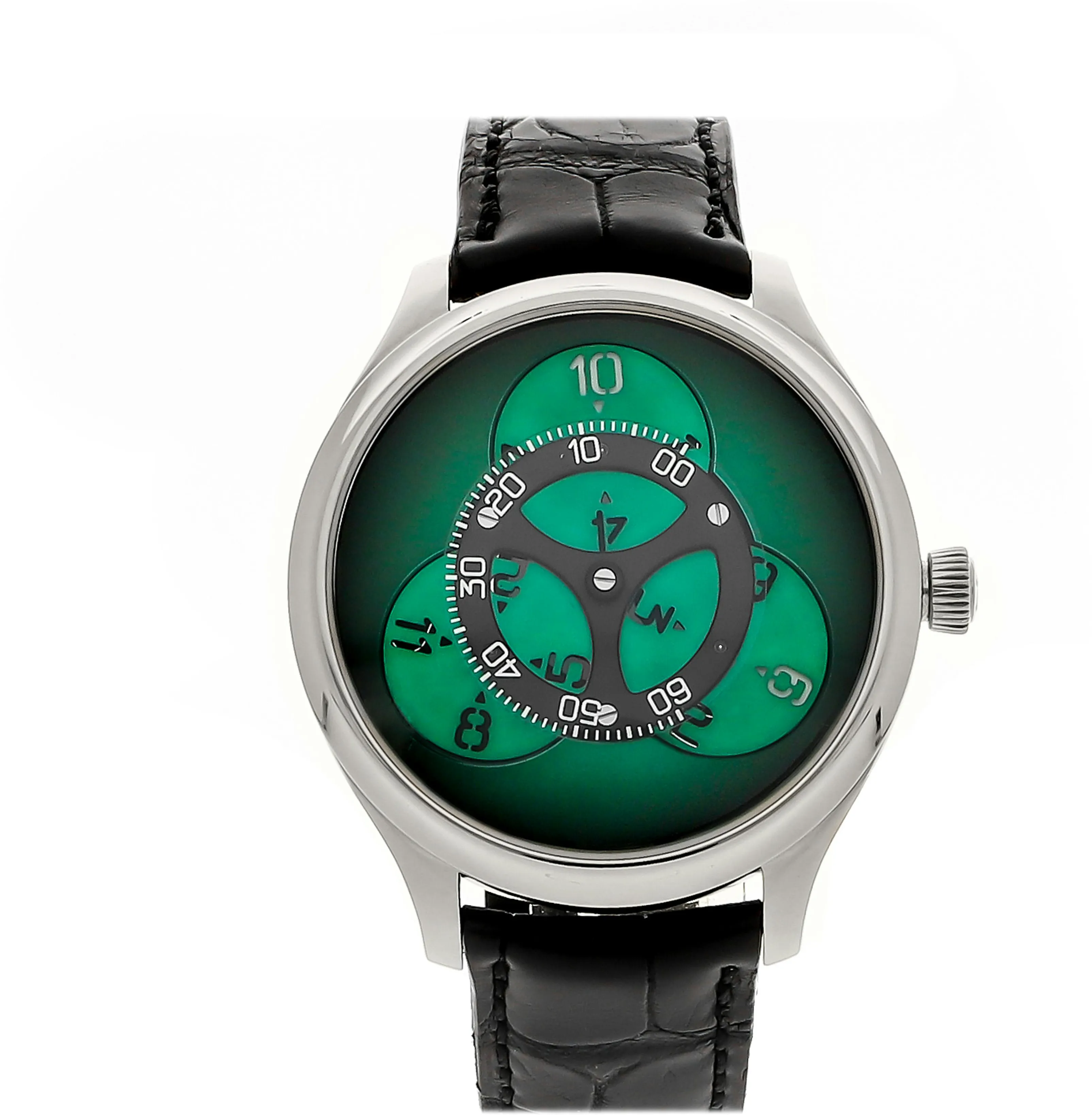 H. Moser & Cie. Endeavour 1806-0201 42mm White gold Green