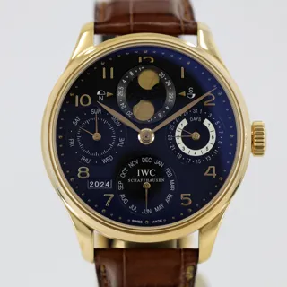 IWC Portugieser IW502119 Rose gold Black