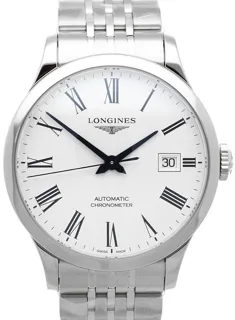 Longines Record L2.820.4.11.6 Stainless steel