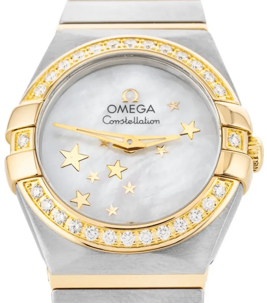 Omega Constellation 24mm Stainless steel Mother-of-pearl