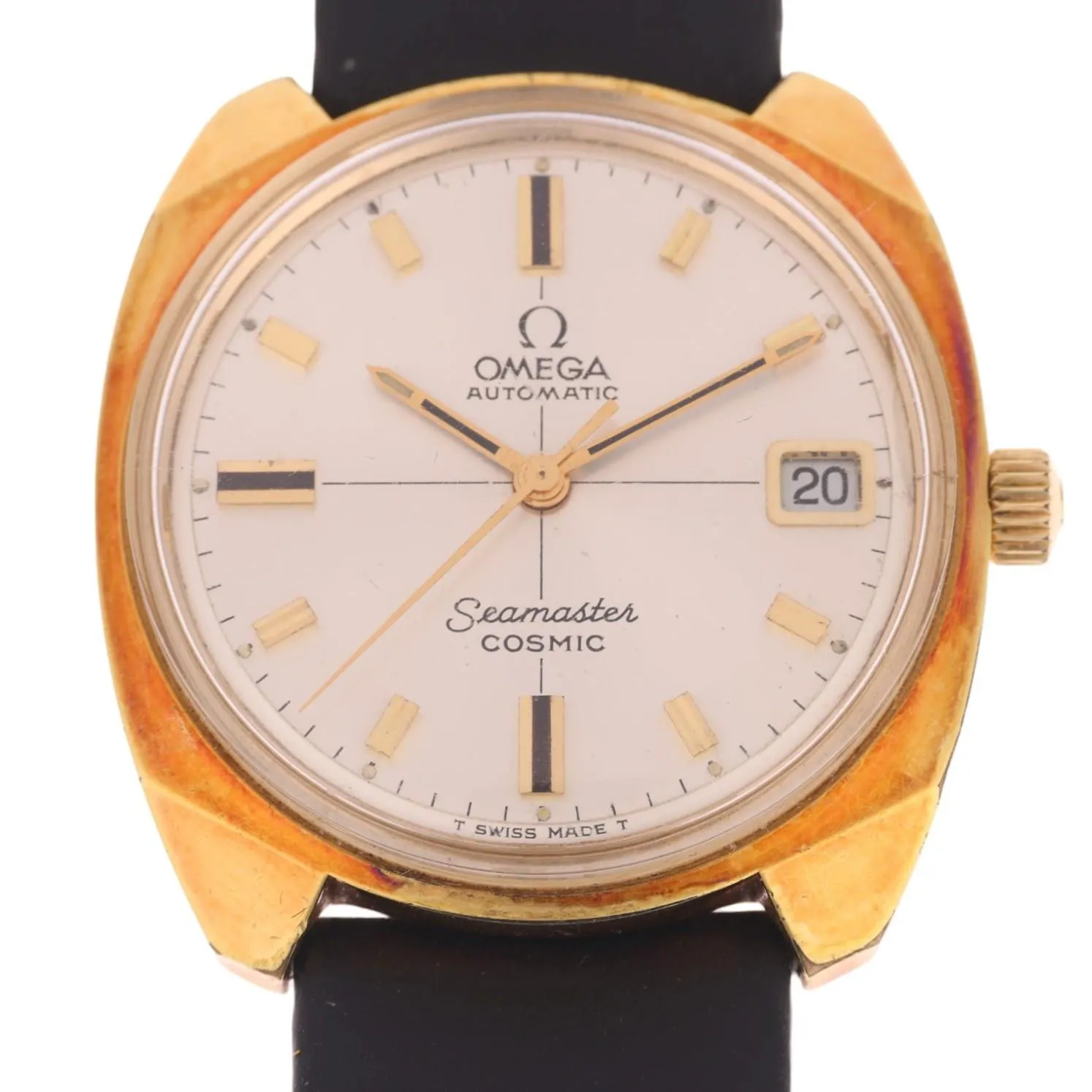 Omega Seamaster Cosmic 166.022 34mm Gold-plated Silvered