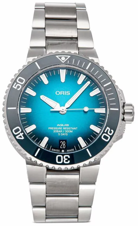 Oris Aquis 01 400 7763 4135-07 8 24 09PEB 43mm Stainless steel Blue