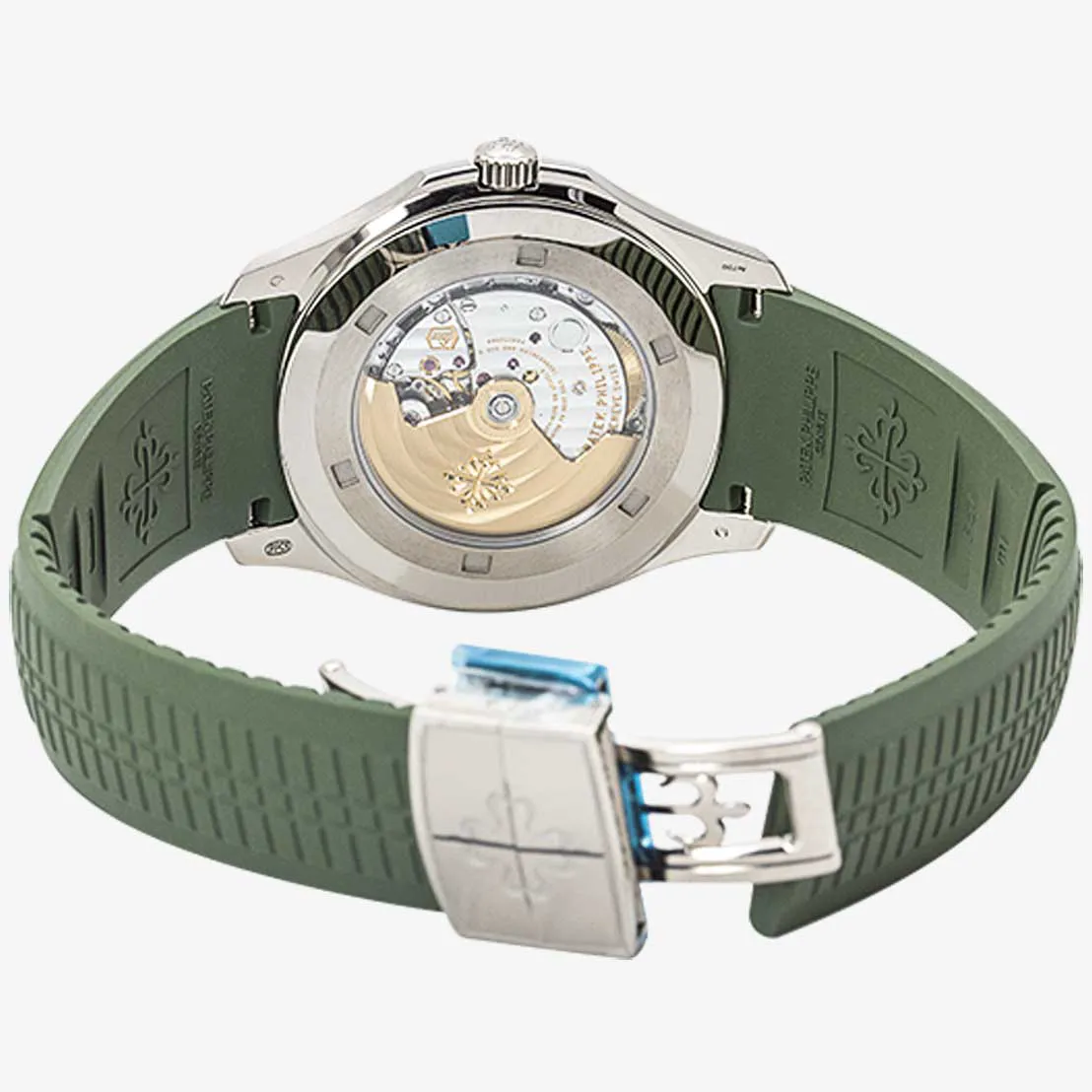 Patek Philippe Aquanaut 5168G-010 42mm White gold and 18k white gold Green 2