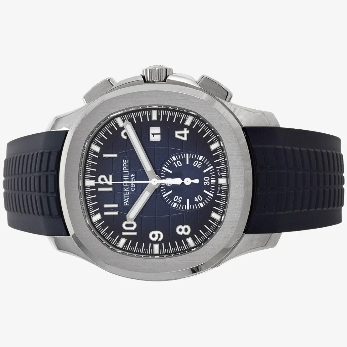 Patek Philippe Aquanaut 5968G-001 40mm White gold and 18k white gold Blue 1