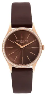 Patek Philippe Calatrava 4897R-001 Rose gold Brown