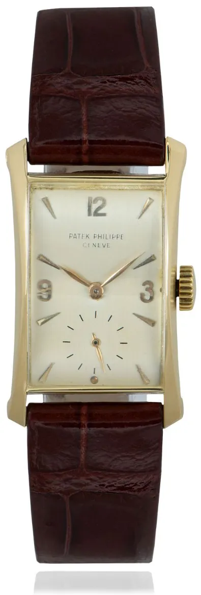 Patek Philippe Hour Glass 2468 22mm Yellow gold Silver