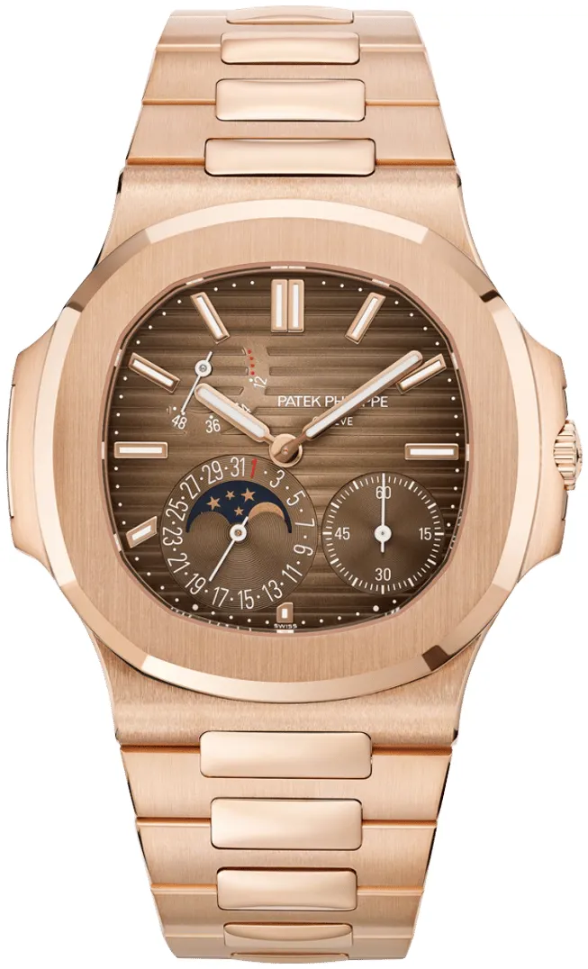 Patek Philippe Nautilus 5712/1R-001 40mm Rose gold Brown