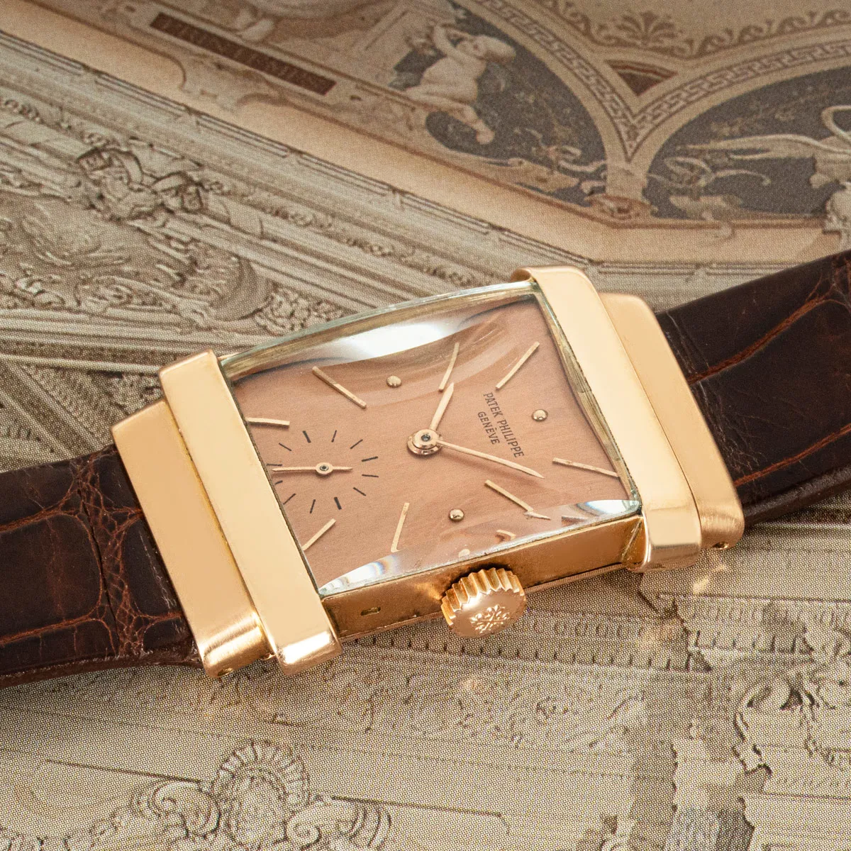 Patek Philippe Top Hat 1450 22mm Rose gold Copper 1