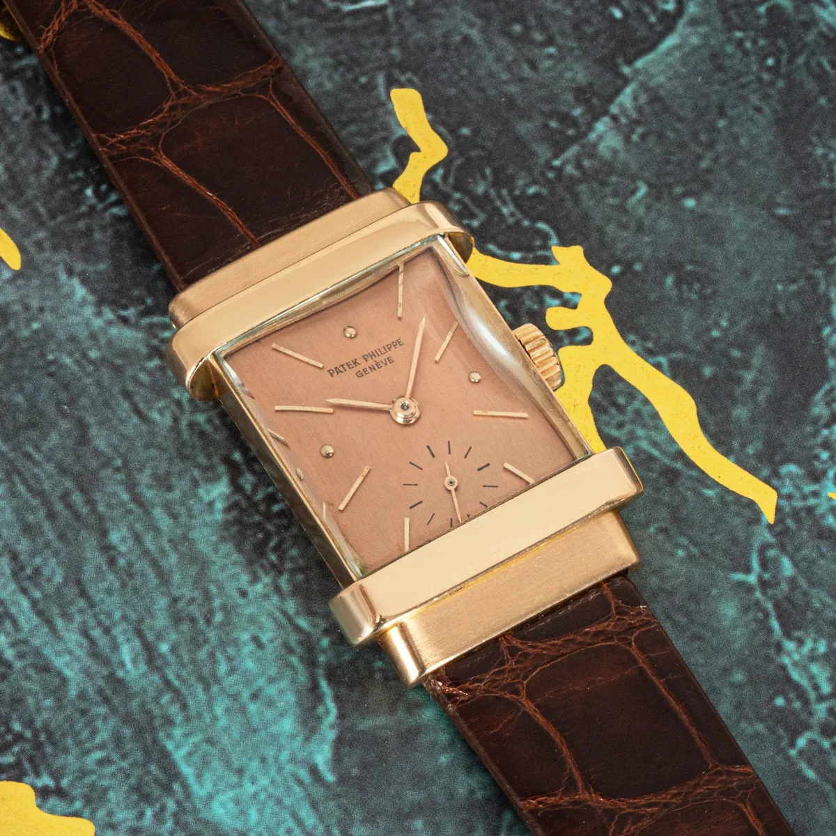 Patek Philippe Top Hat 1450 22mm Rose gold Copper 8