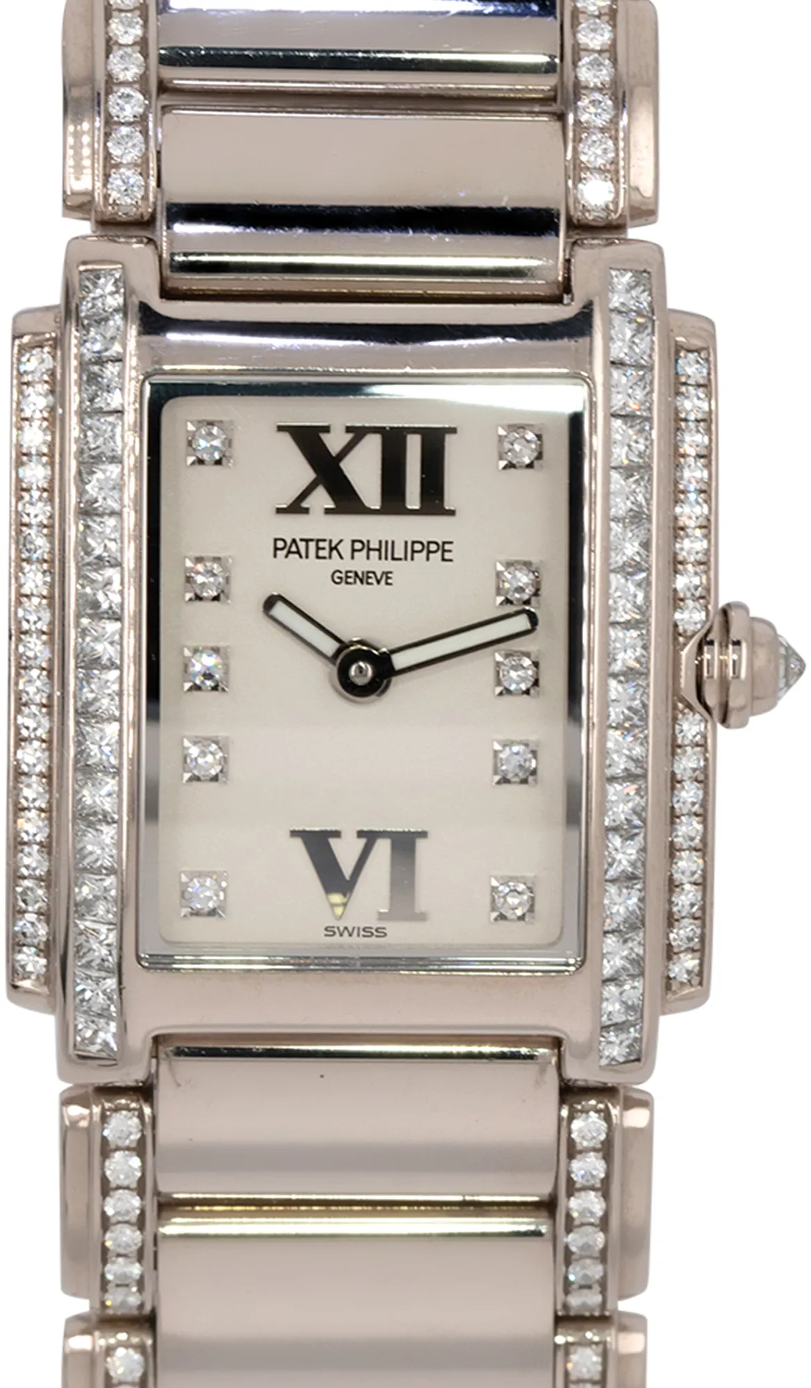 Patek Philippe Twenty~4 4908/31G 22mm White gold and 18k white gold White