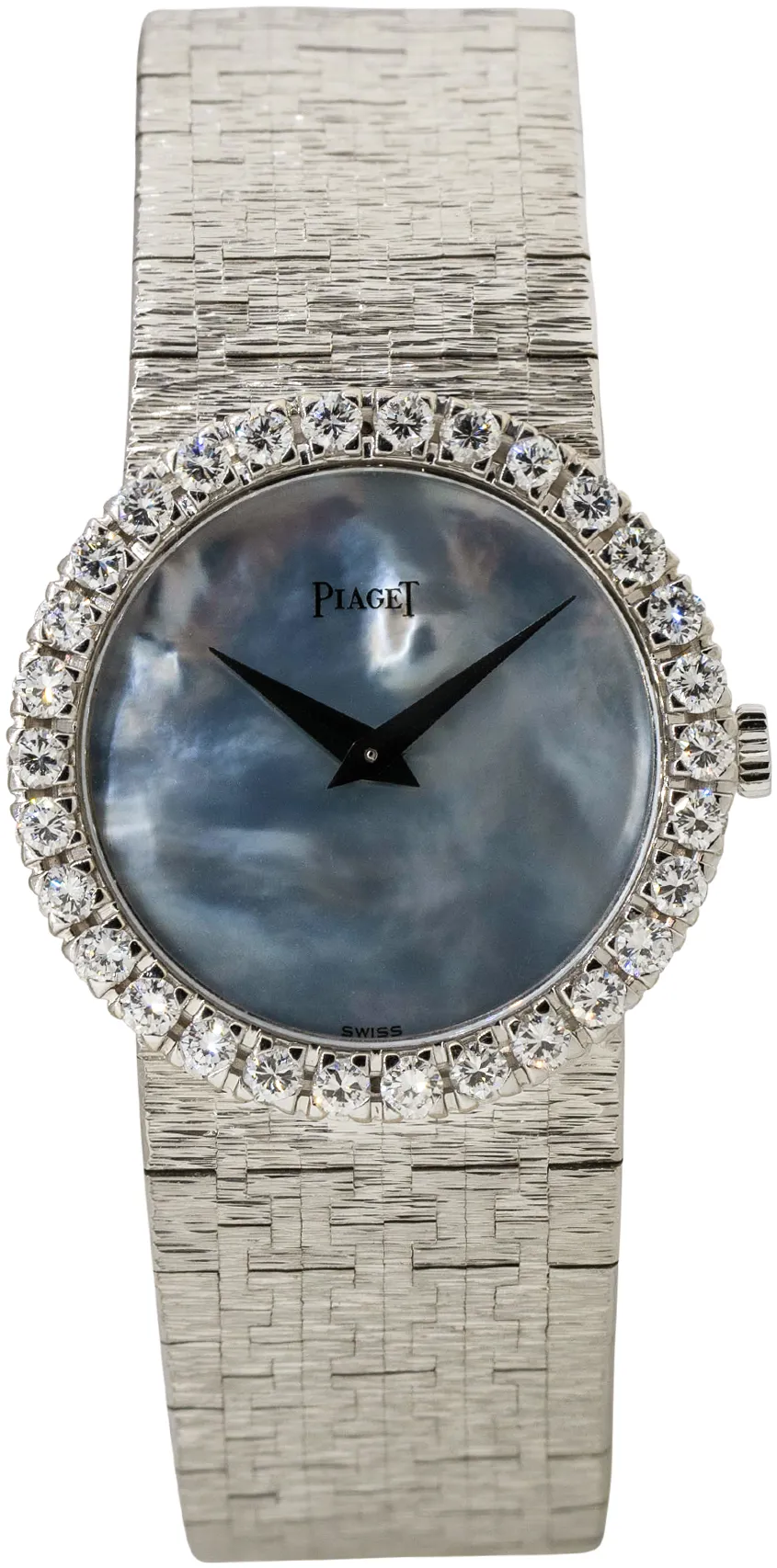 Piaget 9190.A.6 24mm White gold and 18k white gold Mother-of-pearl