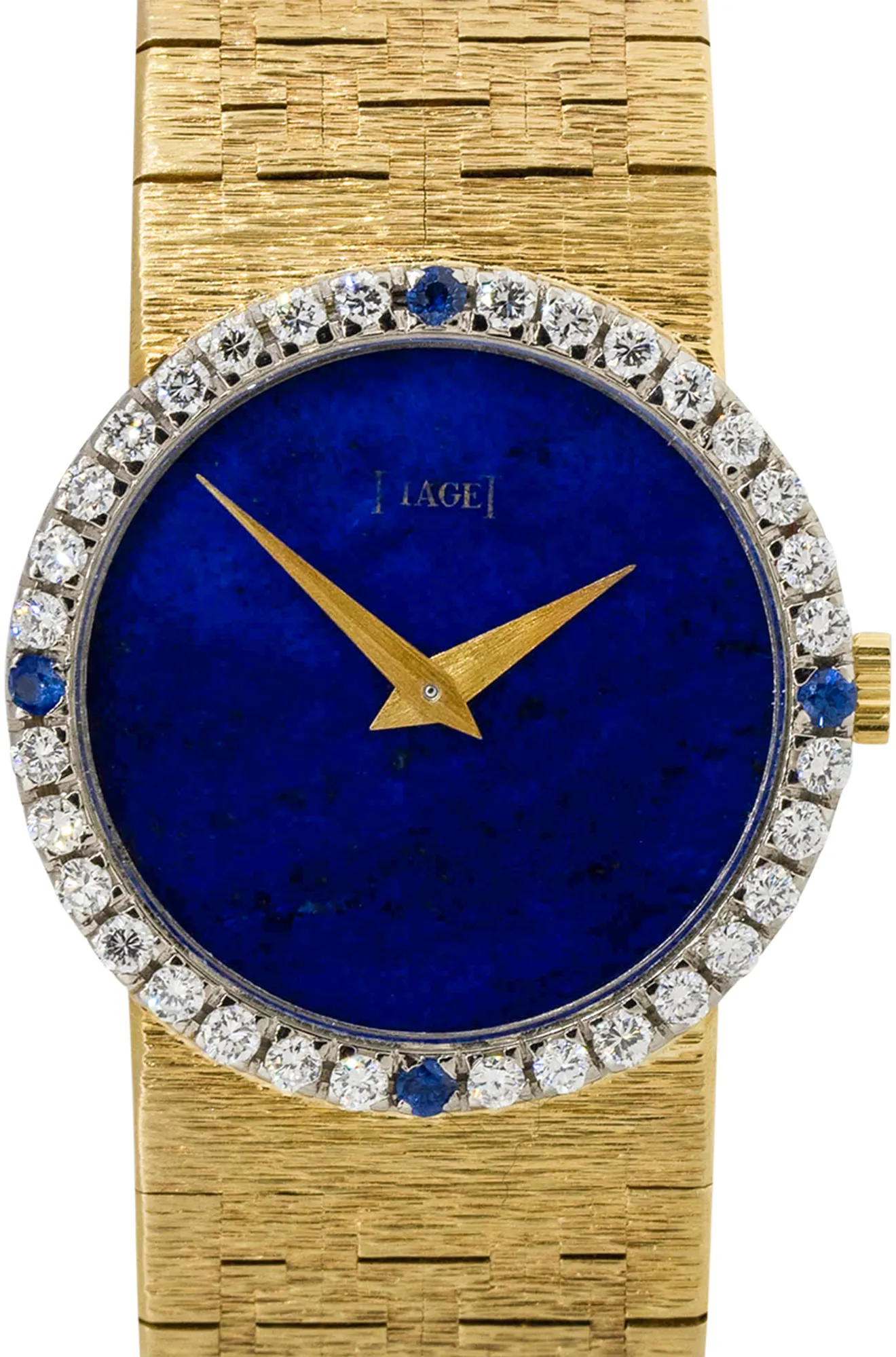 Piaget 9706 A6 24mm White gold and 18k white gold Lapis lazuli