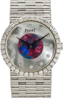 Piaget 9706 G2 White gold Opal