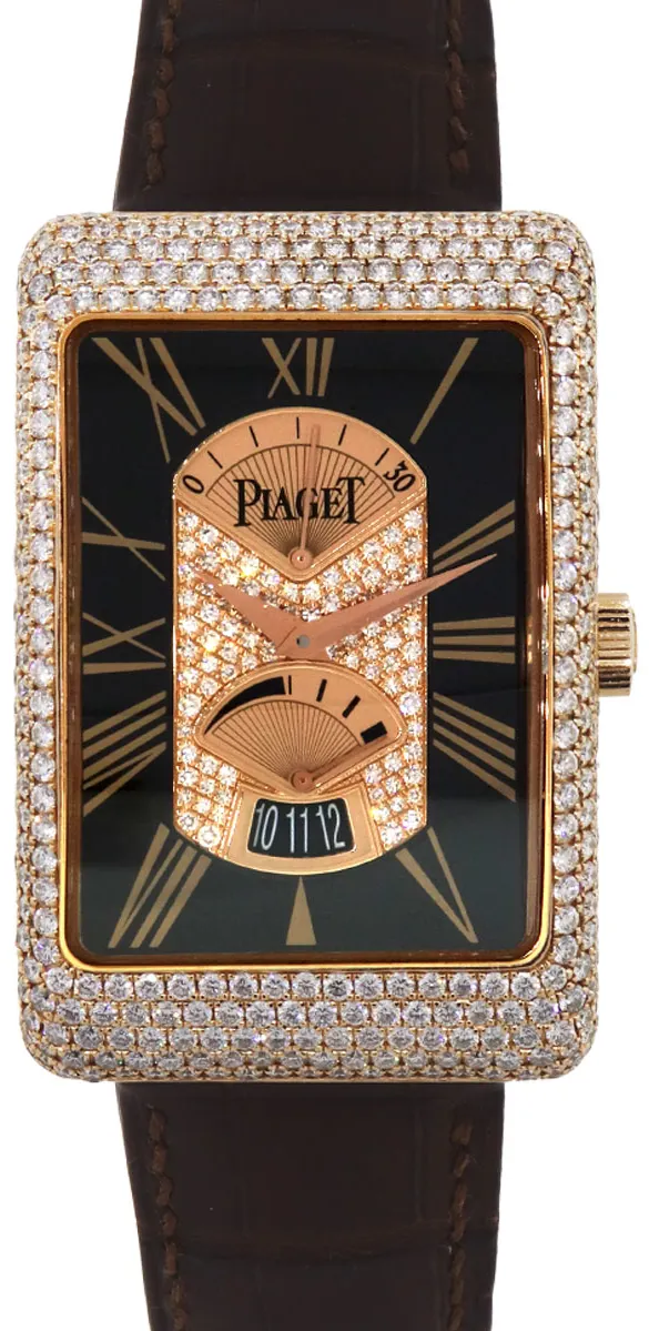 Piaget Black Tie G0A29116 30mm Rose gold and 18k rose gold Brown