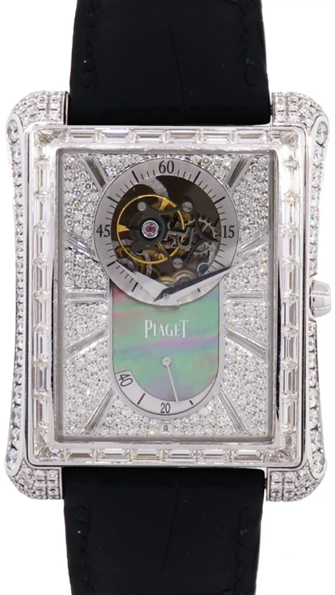 Piaget Emperador G0A33078 36mm White gold and 18k white gold Paved