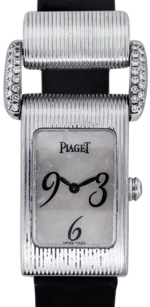 Piaget Protocol 29mm White gold and 18k white gold Mother-of-pearl