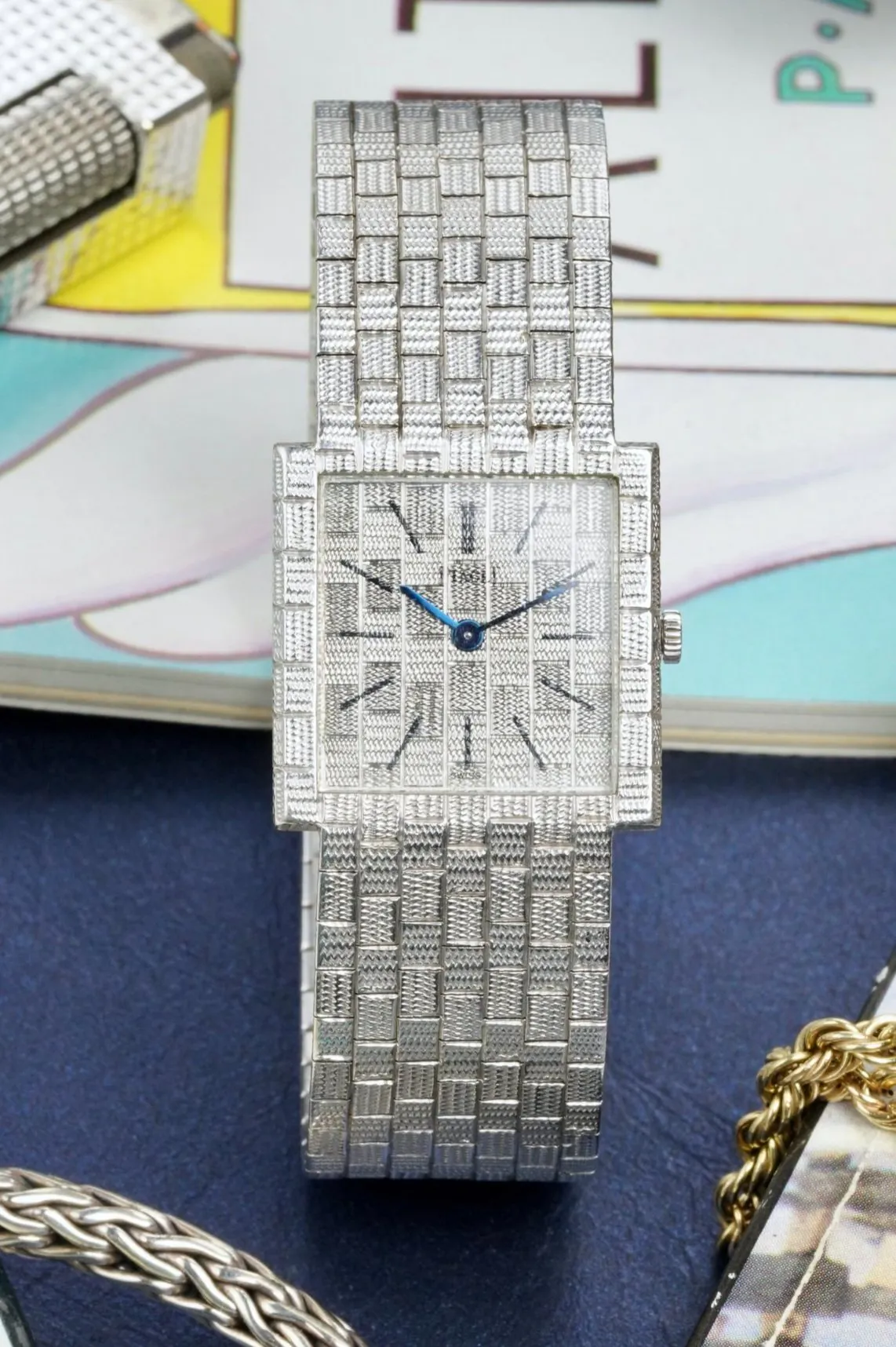 Piaget 25mm White gold and 18k white gold