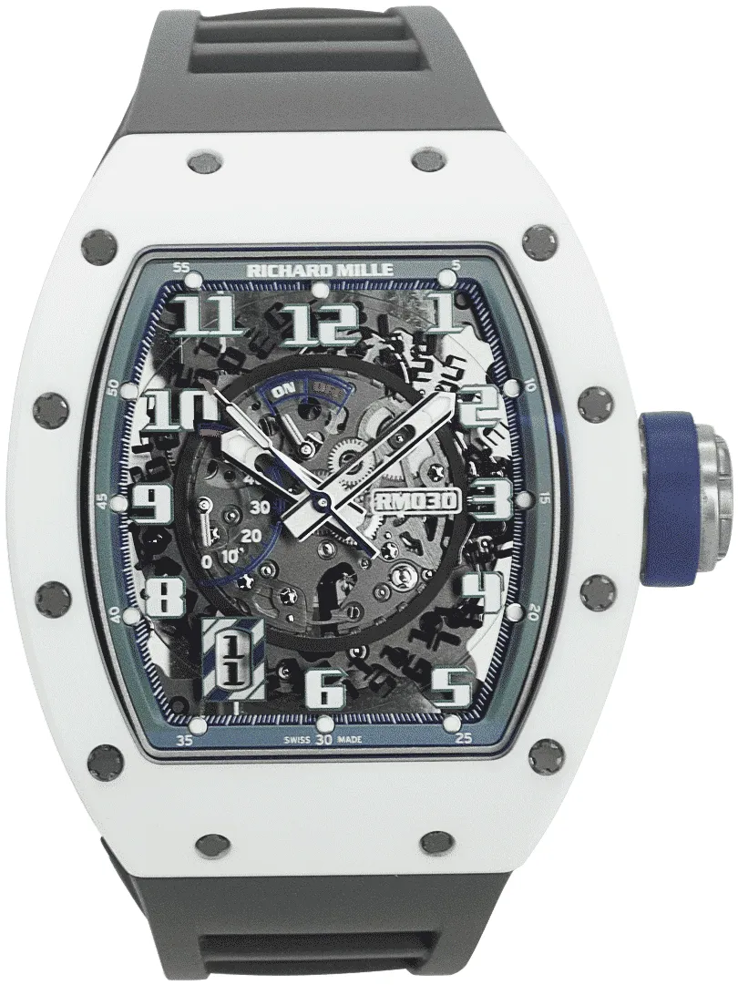 Richard Mille RM 030 RM030 AO TI-ATZ 50mm Ceramic Transparent