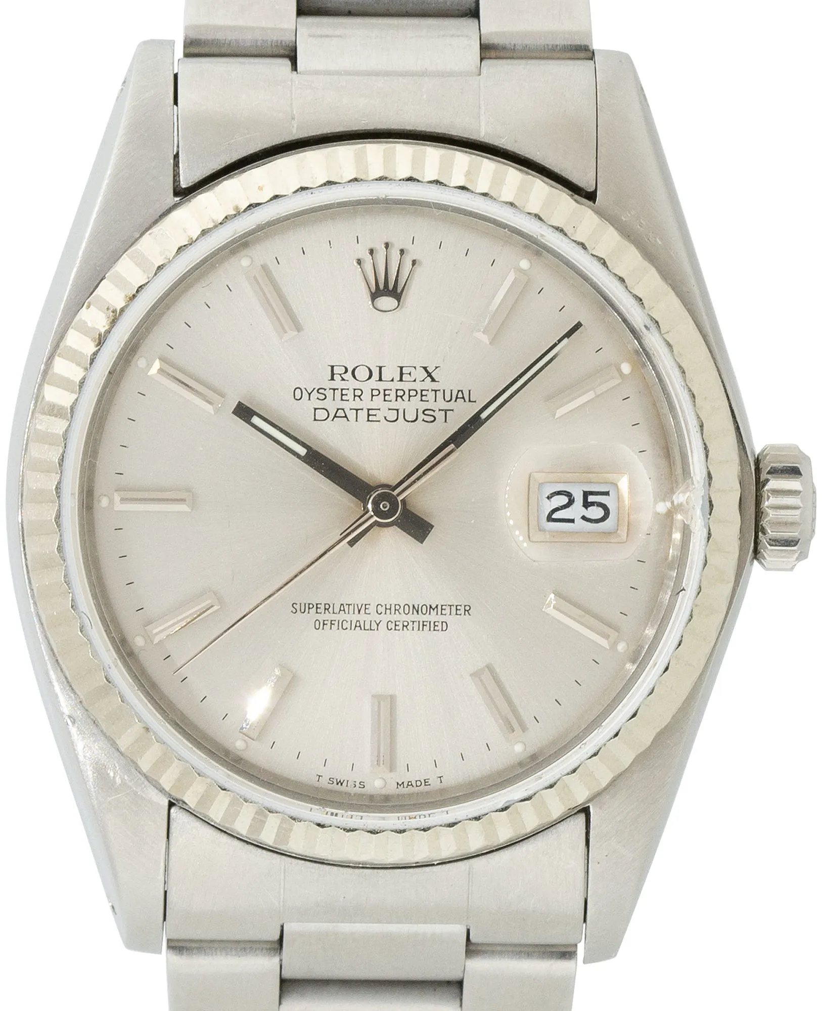 Rolex Datejust 36 16030 36mm Stainless steel Silver