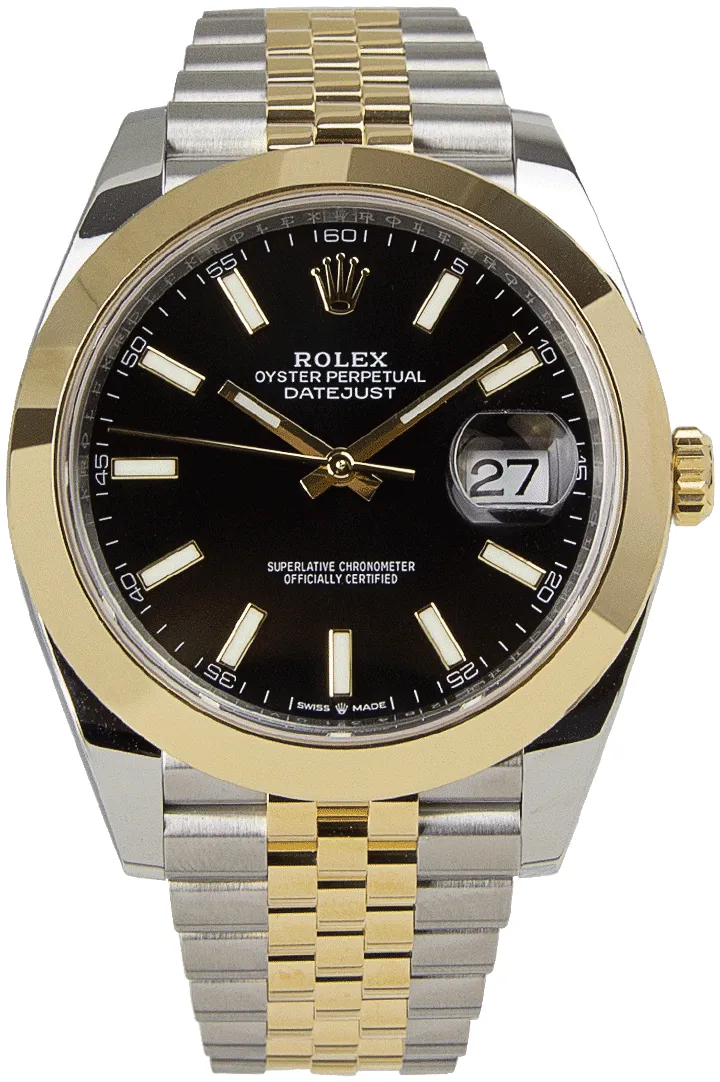 Rolex Datejust 41 126303 41mm Stainless steel Black