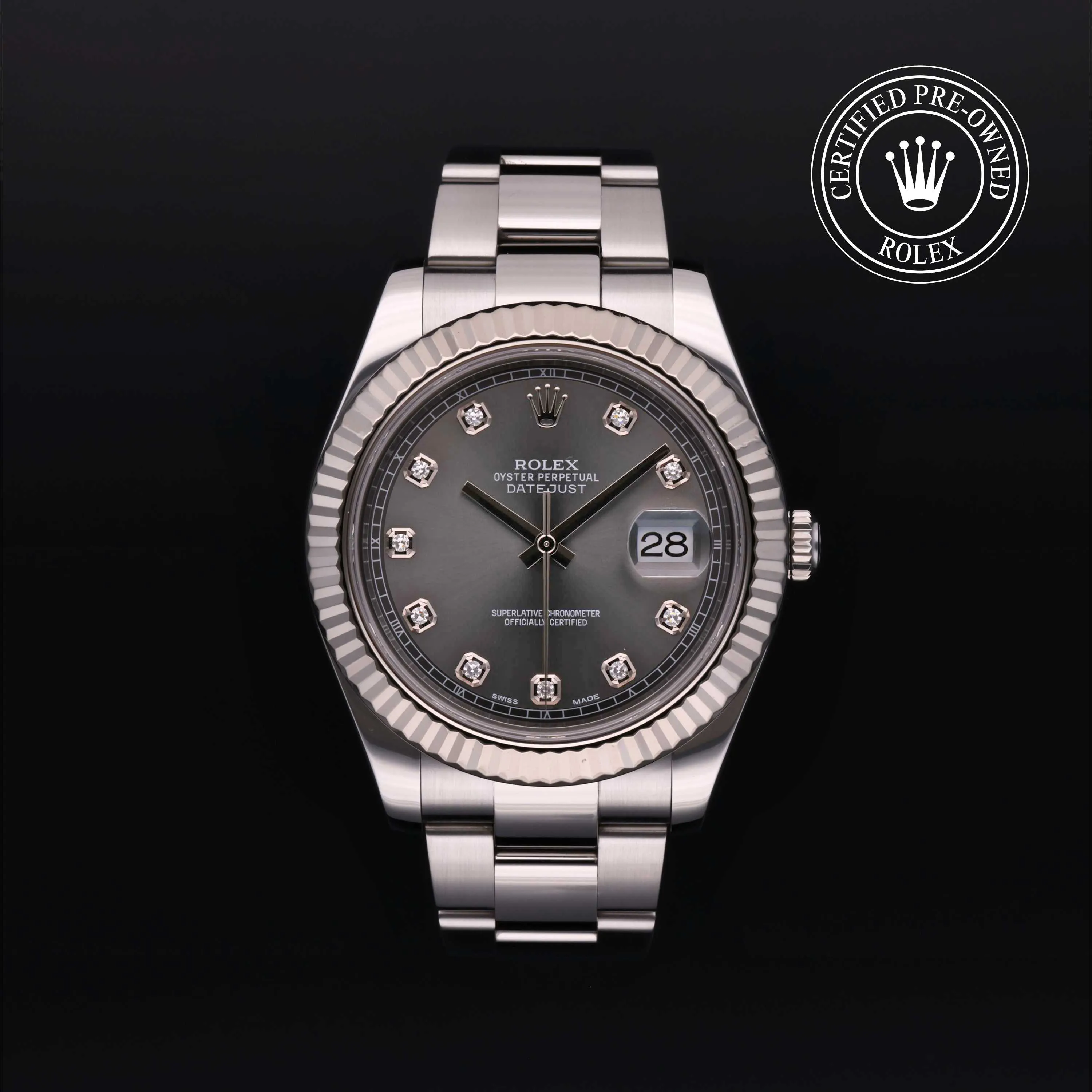 Rolex Datejust II 116334 41mm Stainless steel Gray