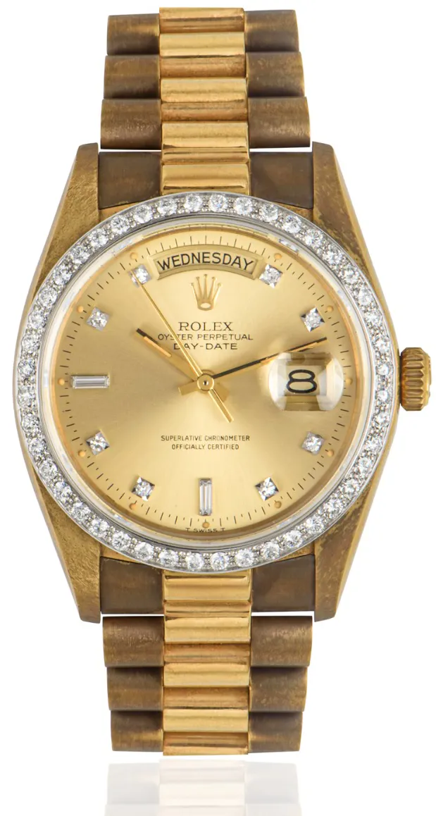 Rolex Day-Date 36 18048 36mm Yellow gold Champagne