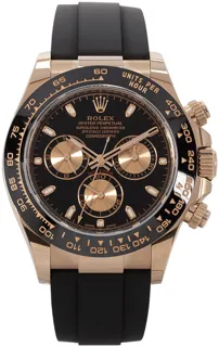 Rolex Daytona 116515ln 18k rose gold Black