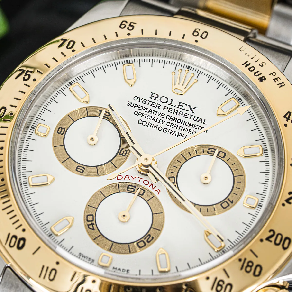 Rolex Daytona 116523 40mm Yellow gold and Stainless steel Cream 1