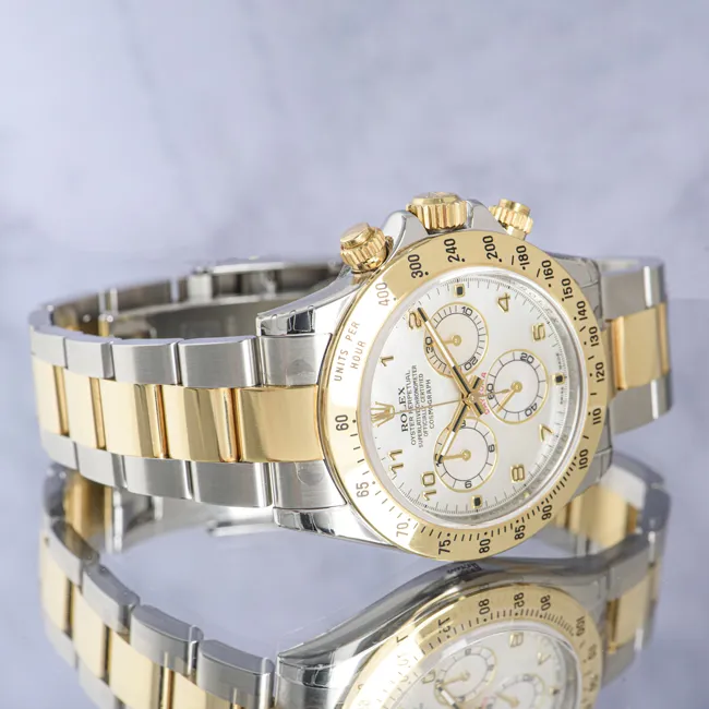 Rolex Daytona 116523 40mm Yellow gold and Stainless steel Mother-of-pearl 6